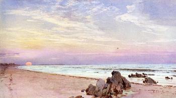 威廉 特羅斯特 理查玆 Beach with Rising Sun, New Jersey 威廉 特羅斯特 理查玆 Beach with Rising Sun, New Jersey